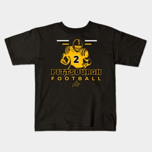 Pittsburgh Football Vintage Style Kids T-Shirt